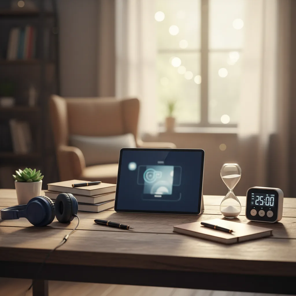 Digital professional using website blockers for focused work