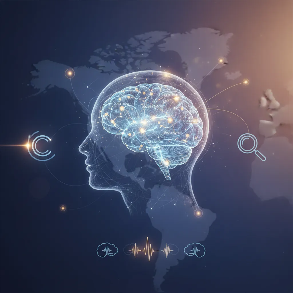 An illustrative map highlighting Cereset neuro-optimization center locations across the United States, including key cities, symbolizing accessible brain wellness technology and services.