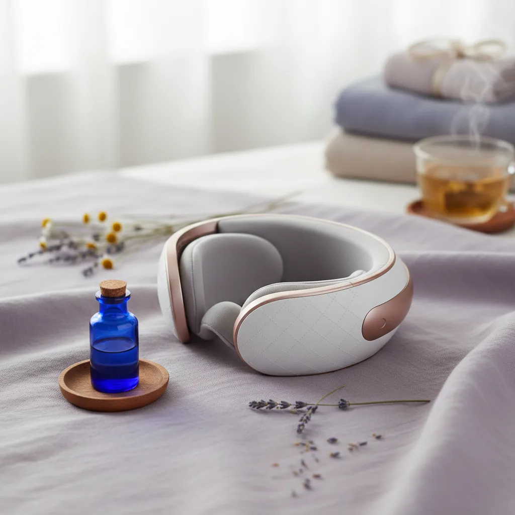 how to use eye massager sleep - A person peacefully using an eye massager, demonstrating how to use eye massager sleep for ultimate relaxation and better rest. 1 how to use eye massager sleep - A person peacefully using an eye massager, demonstrating how to use eye massager sleep for ultimate relaxation and better rest. 1