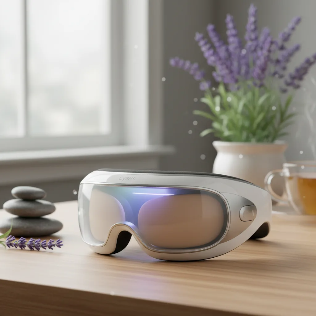 Eyeris 2 eye massager for digital eye strain and cognitive enhancement