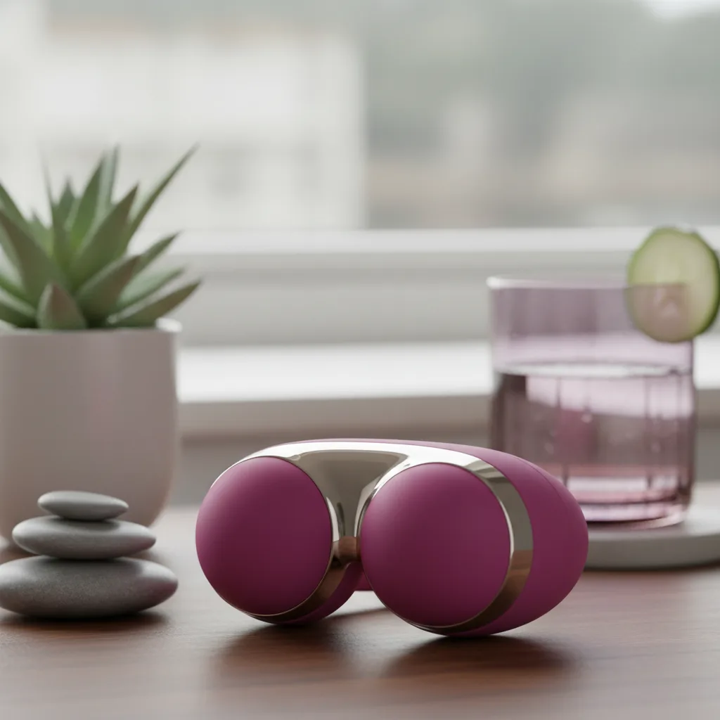 Foreo Iris Massager Magenta device for enhancing ocular wellness and reducing eye strain