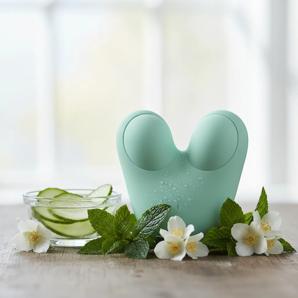 foreo iris massager mint for eye care and rejuvenation