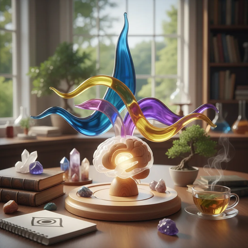 Digital visualization of Gamma Waves oscillating in the human brain