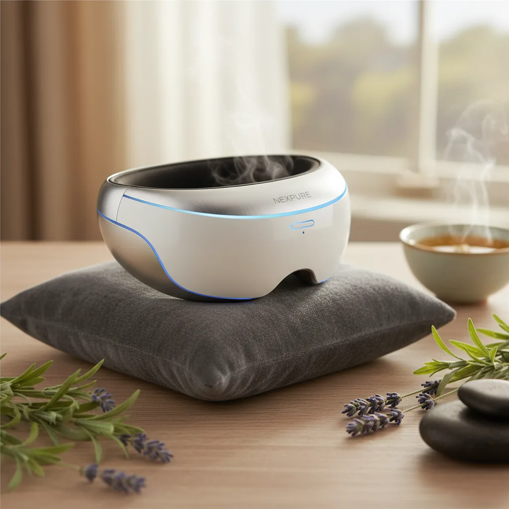 eye massager migraines relax - Nexpure eye massager providing smart comfort and migraine relief 2