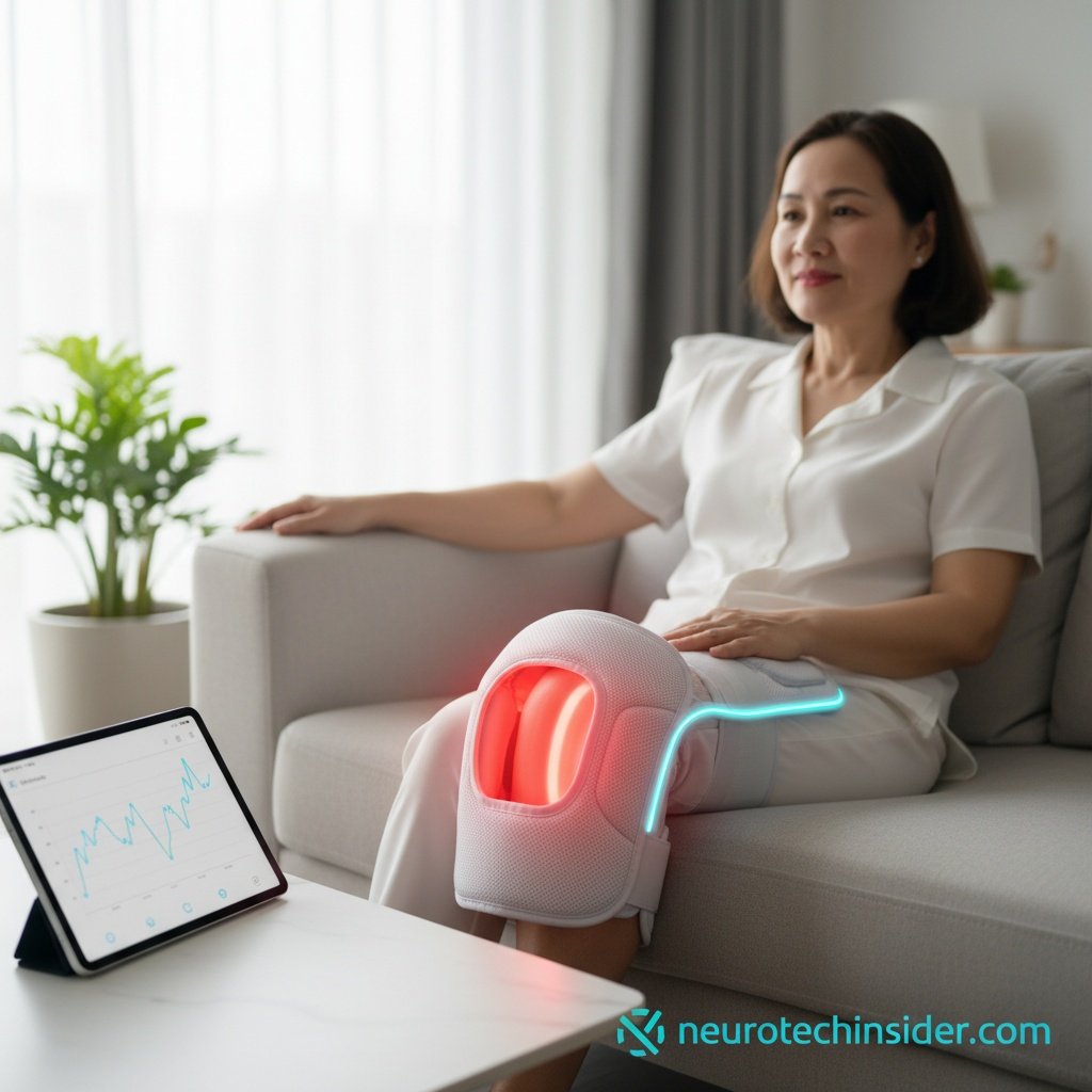red light knee massager