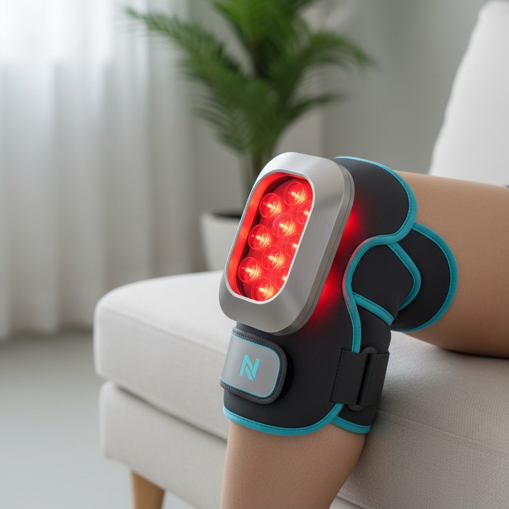red light therapy knee massager