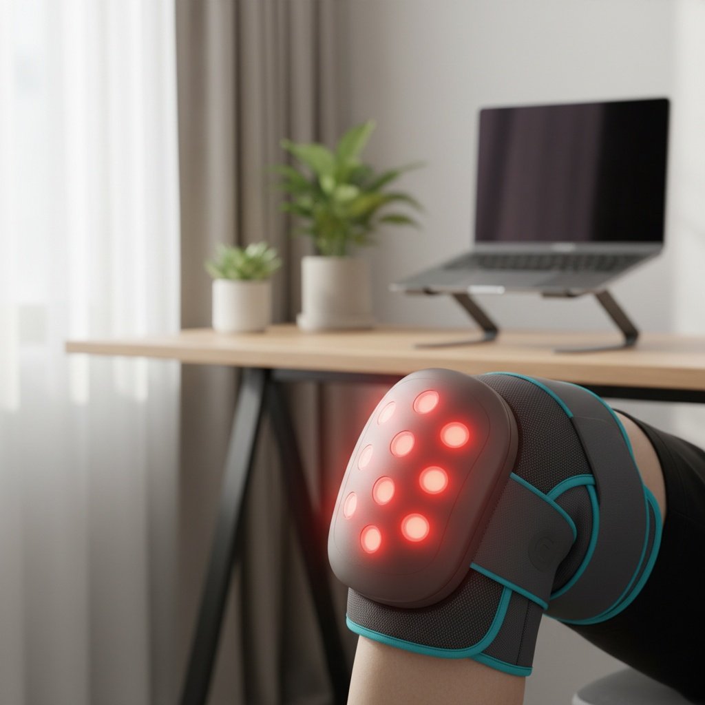red light therapy knee massager